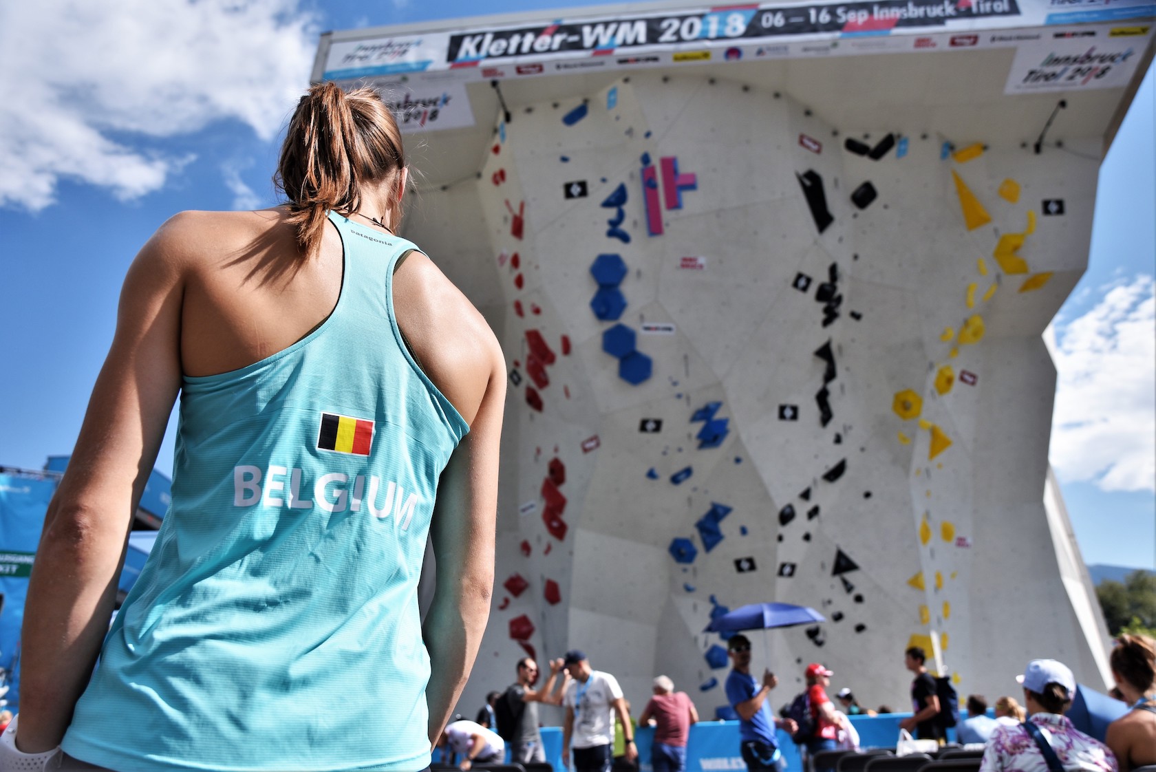 Club Alpine Belge, Belgian Climbing Team, WC Innsbruck 2018 ©Michaël Timmermans